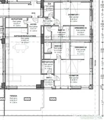 Penthouse de vanzare, cu 3 camere, 148 mp, terasă 62 mp, zo