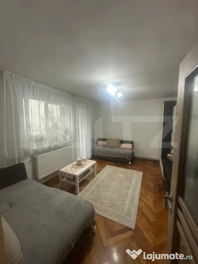 Apartament 3 camere, 65 mp + balcon 5 mp, mobilat și utilat