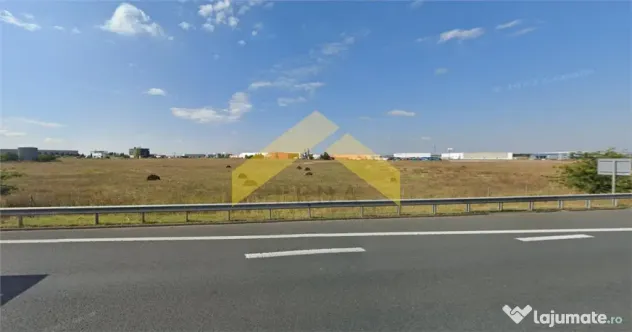 De teren intravilan 4,9 ha la coborare de pe autostrada spr
