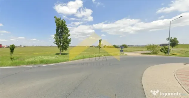 De teren intravilan 4,9 ha la coborare de pe autostrada spr