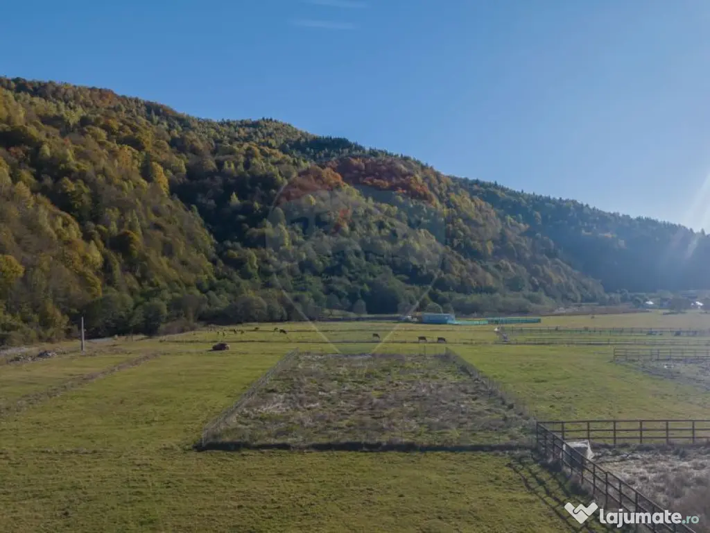 Teren cu priveliște de vis și curent trifazic – Plaiu...