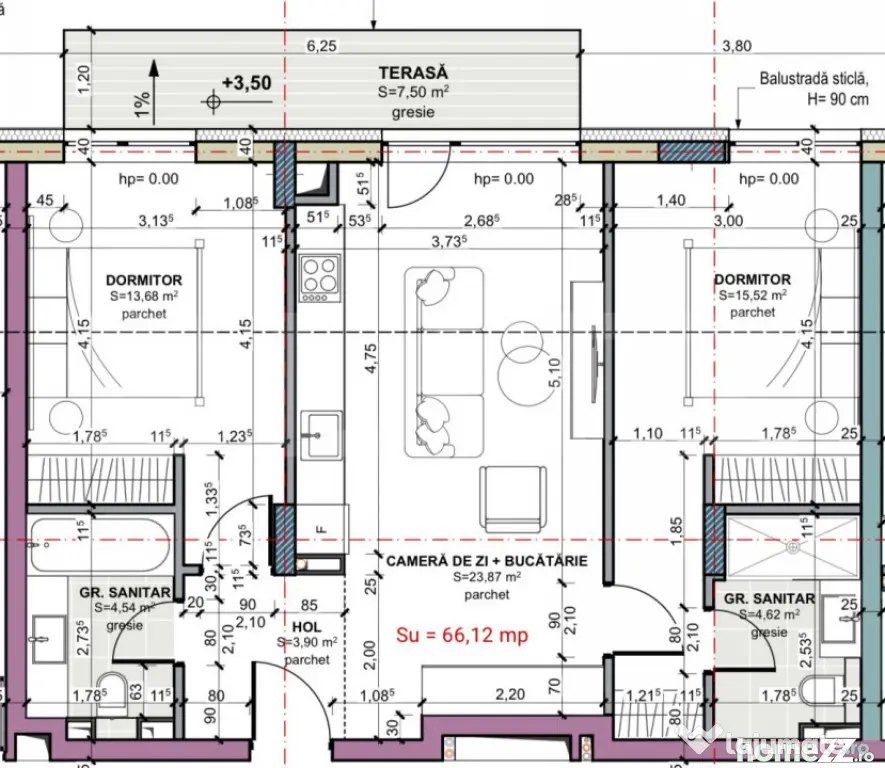 Sub 2000 euro/mp! 3 camere, cartierul Terra, zona Oasului - Cluj-Napoca (Cluj)