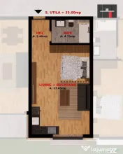 Apartament 2 camere si Garsoniera la 1,5 km de Bucuresti.