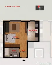 Apartament 2 camere si Garsoniera la 1,5 km de Bucuresti.