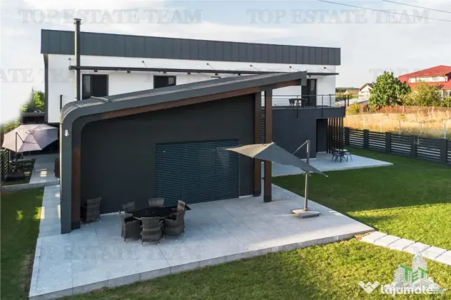 Casa moderna in Corbeanca cu 5 dormitoare si instalatia pent