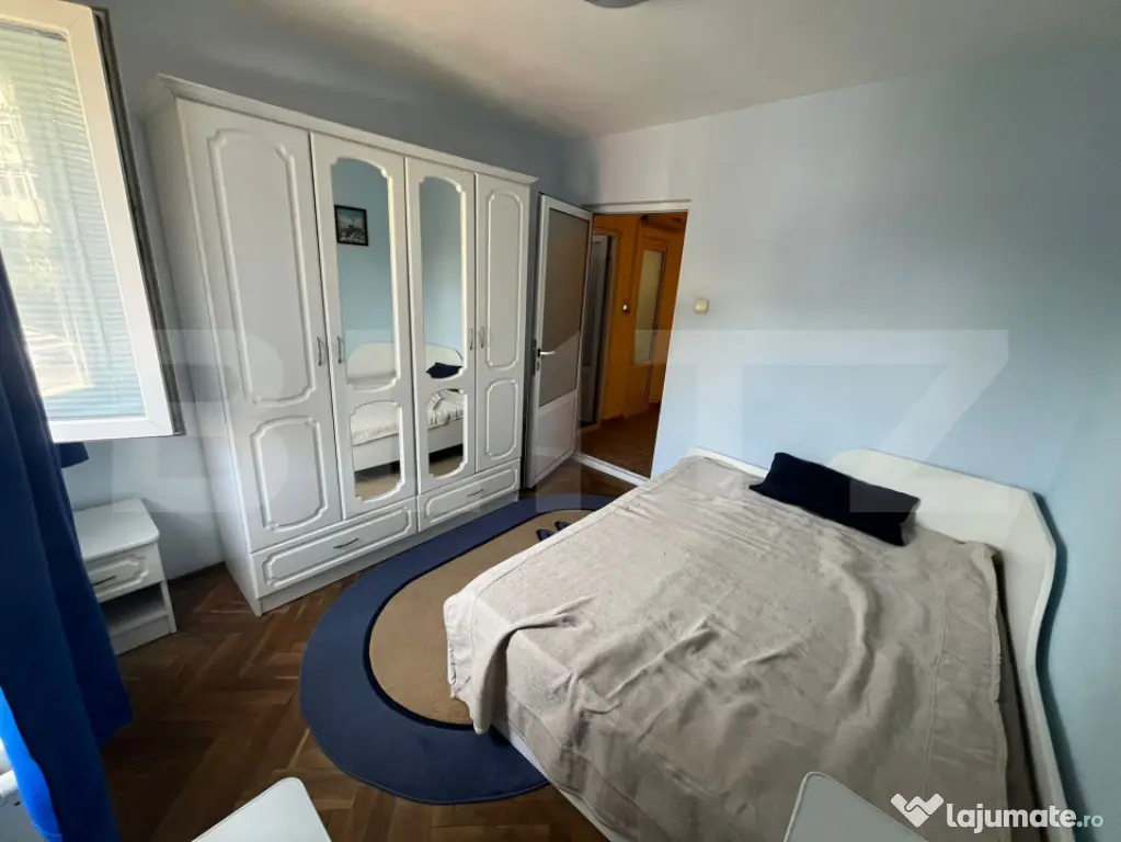 Apartament 3 camere, mobilat și utilat, etaj 1, Micro 9, pi