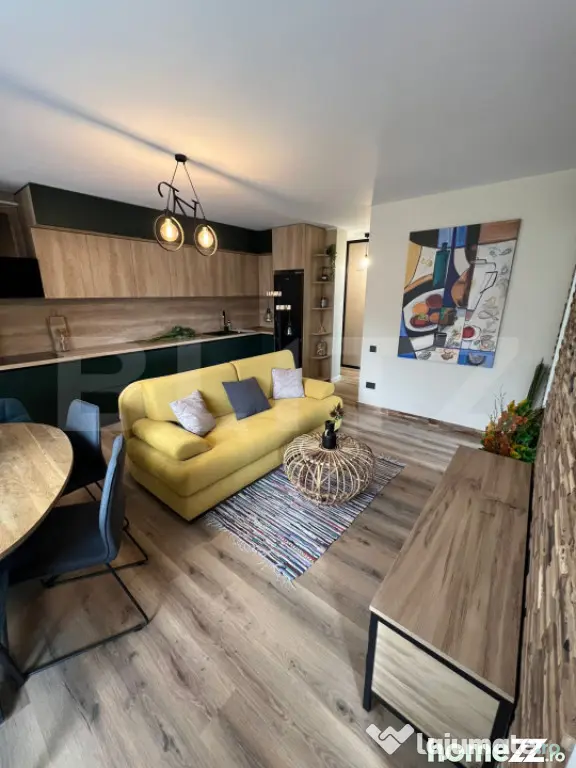 Apartament cu 3 camere, nou la cheie, parcare, zona Stejarul - Floresti (Cluj)