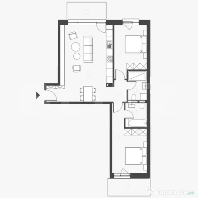 Comision 0 ! Somesului 15, Apartament 3 camere, Semicentral,