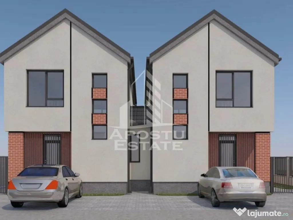 Teren în Mosnita Nouă cu autorizație de construcție pentru Duplex - Mosnita Noua (Timis)