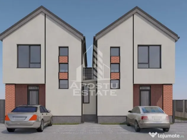 Teren în Mosnita Nouă cu autorizație de construcție pentru Duplex - Mosnita Noua (Timis)