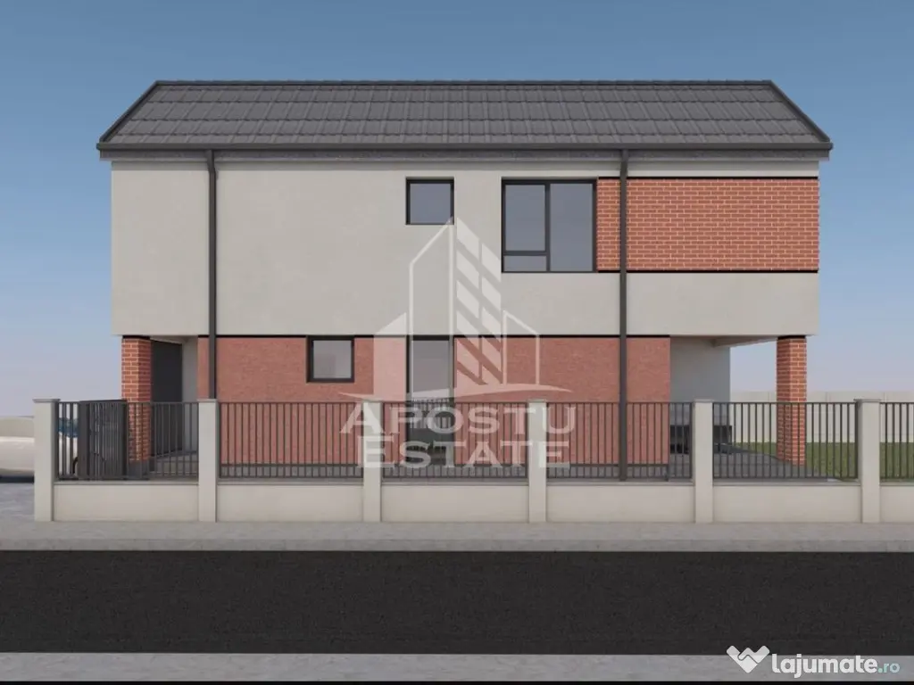 Teren în Mosnita Nouă cu autorizație de construcție pentru Duplex - Mosnita Noua (Timis)
