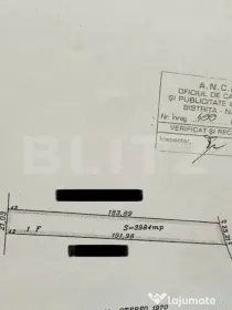Teren 4000 mp, pretabil cabană, Livezile – lângă Rid Ae
