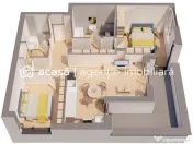 Penthouse NOU 3 camere - ARED LANGA AFI - direct de la de... 