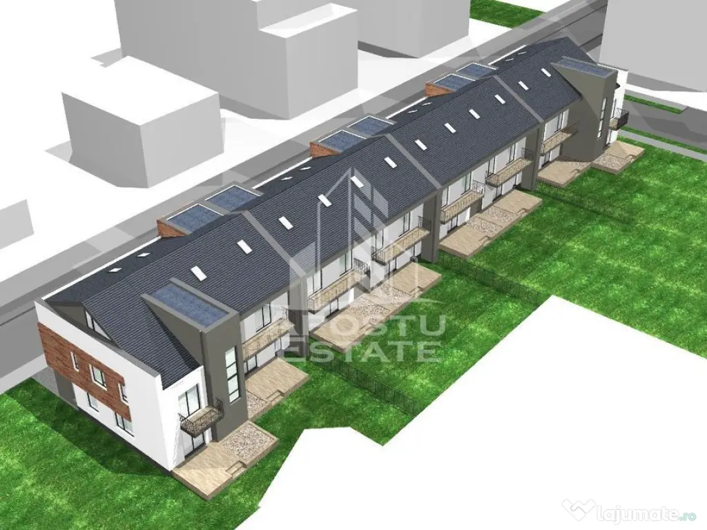 Casa și suprafața generoasă în complex de case înșiruite - Timisoara (Timis)