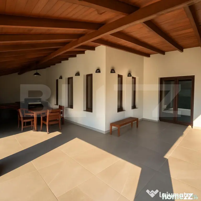 Vilă contemporană cu 5 dormitoare, 5 băi și teren de 920