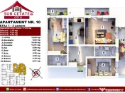 Oferta Apartament 3 Camere de 78mp/Tva inclus/Parcare gratuita 