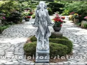 Statuetă zeiţa Flora, gri patinat, model S5. 