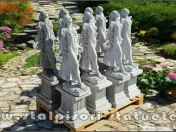 Statuetă zeiţa Flora, gri patinat, model S5. 