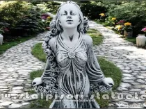 Statuetă zeiţa Flora, gri patinat, model S5.