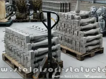 Stâlpișori, baluștri, popici, mosoare, din beton, model B3.