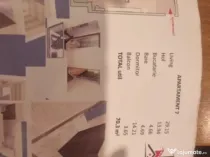 Apartament 2 camere, 66.65 mp, zona George Enescu