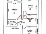 Apartament 3 camere,oras Cisnadie,jud.Sibiu,comision 0 