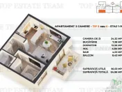 SUPER-PRET Apartament 2 camere bloc nou zona Antiaeriana 