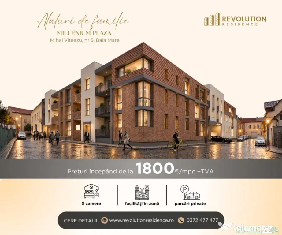 NEW!COMISION 0% - Apartamente 3 camere -Mihai Viteazu 5, Baia Mare - Baia Mare (Maramures)