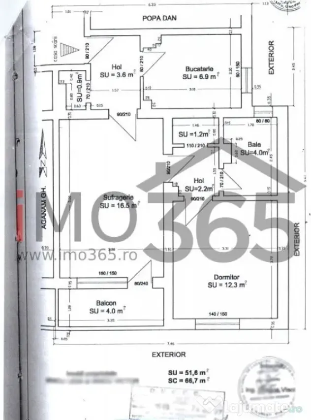 Ap.2 cam Banat renovat 2025 centrala termopan