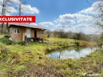 Teren intravilan 1150 mp cu cabana si balta, Sat Craesti