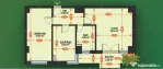 Apartament 2 camere decomandat, boxa si loc de parcare, finalizat