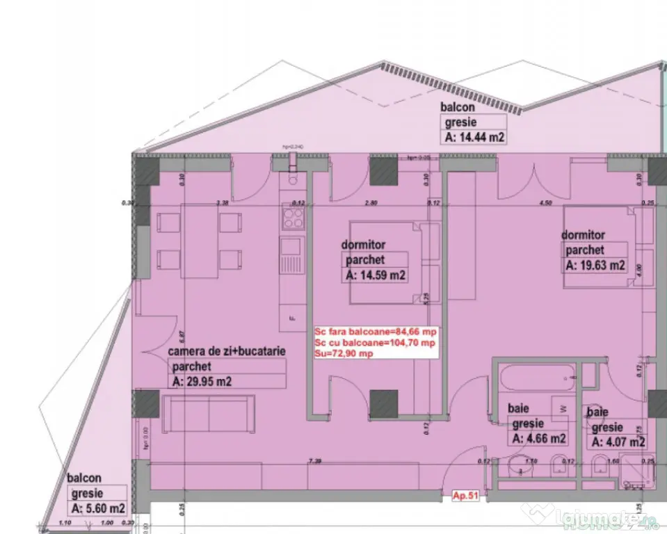 Apartament de vanzare - Baia Mare (Maramures)