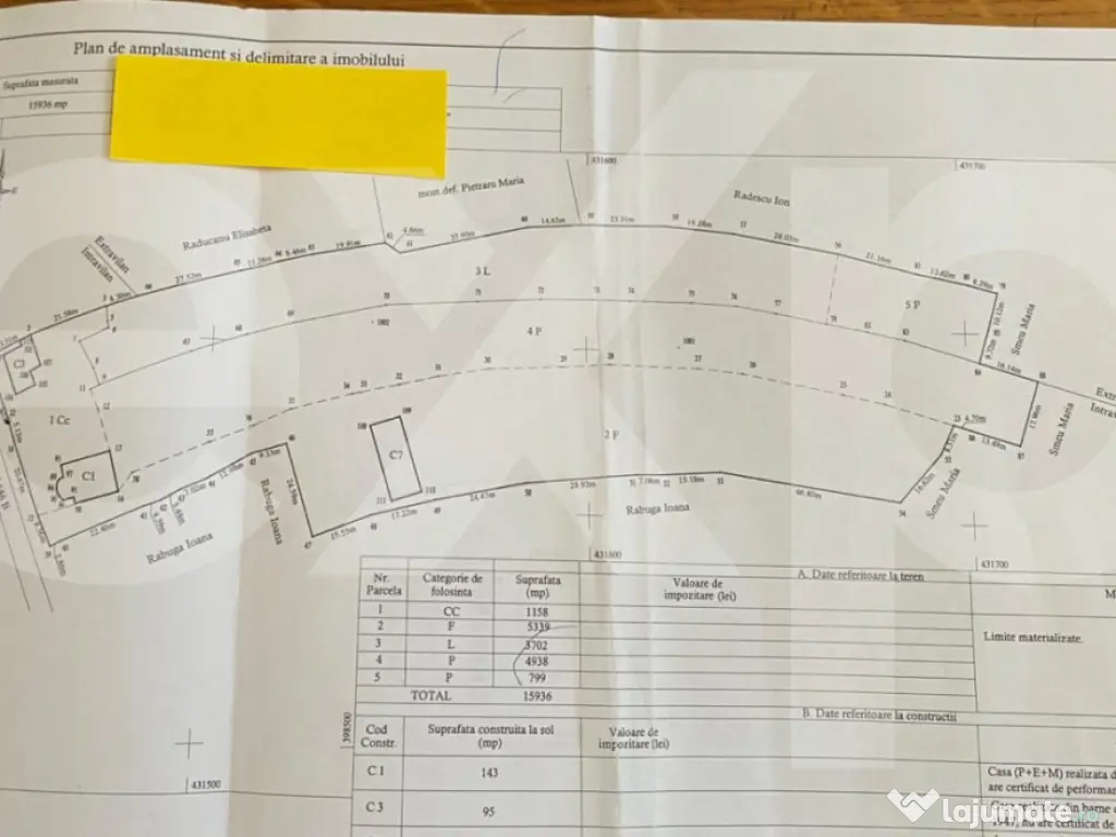 Domeniu de vanzare, Baile Govora(Pausesti-Otasau) cu teren d