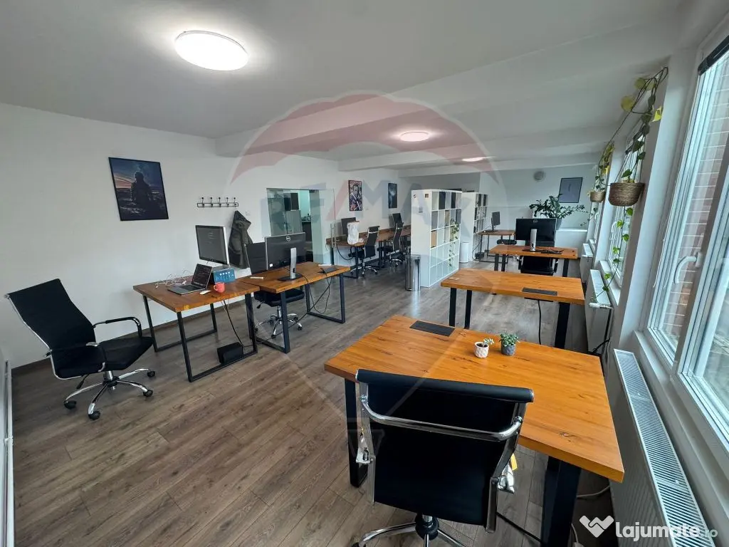 Spațiu de birouri de închiriat, clădire nouă, zonă c...