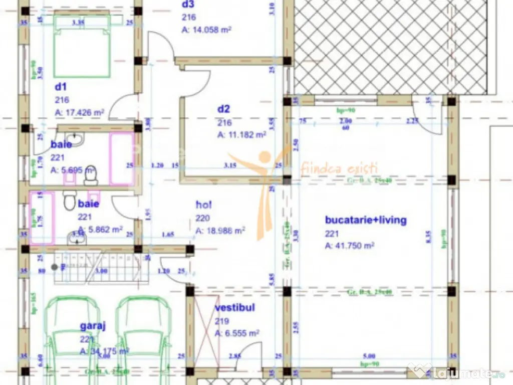 BÂRNOVA - Casă individuală P+POD, 156 mp + 1000 mp teren