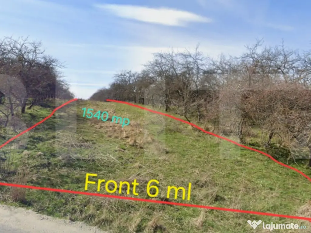 Teren extravilan, 1540 mp - zona Balta Feleacu