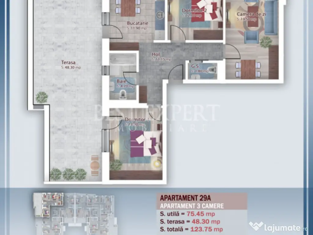 3 Camere Direct Dezvoltator Ideal Familie