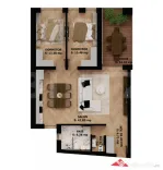 Apartament 3 camere cu logie, eleganță și confort urban ?