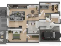 Comision 0! Apartament spatios cu gradina 68mp, cu 3 camere,