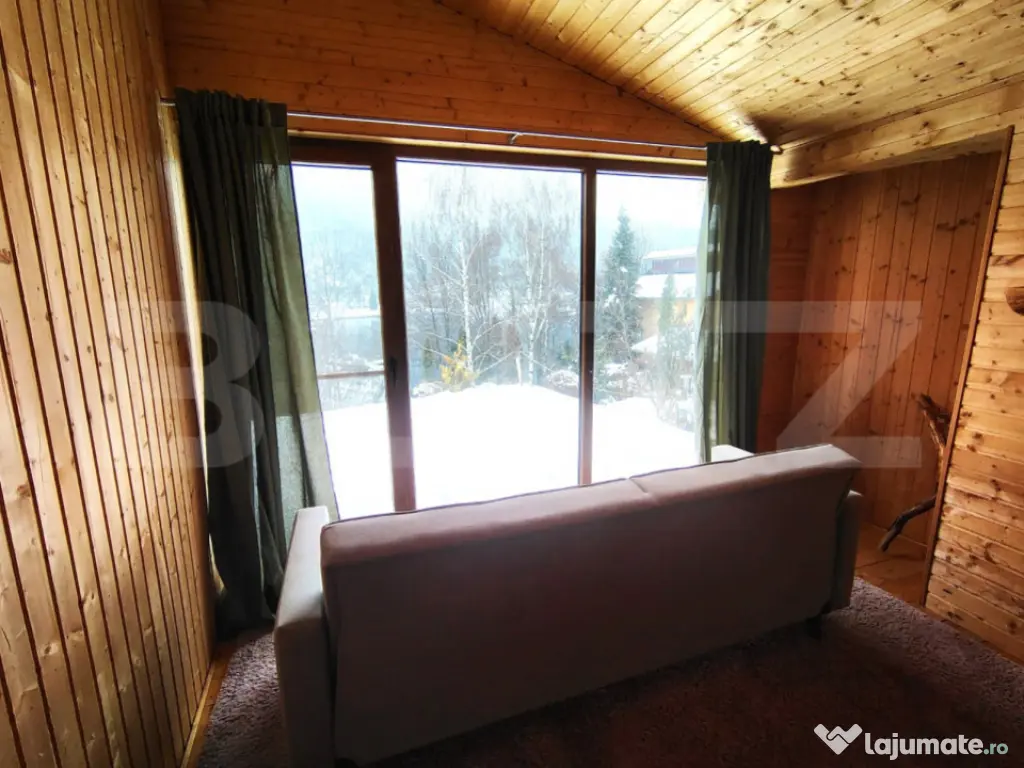 Cabană cochetă 4 camere, 130 mp utili, 180 mp teren, în S