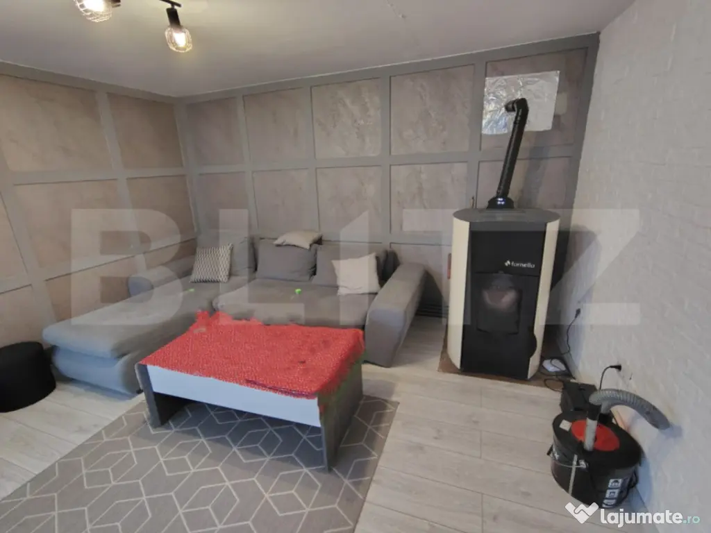 Cabană cochetă 4 camere, 130 mp utili, 180 mp teren, în S