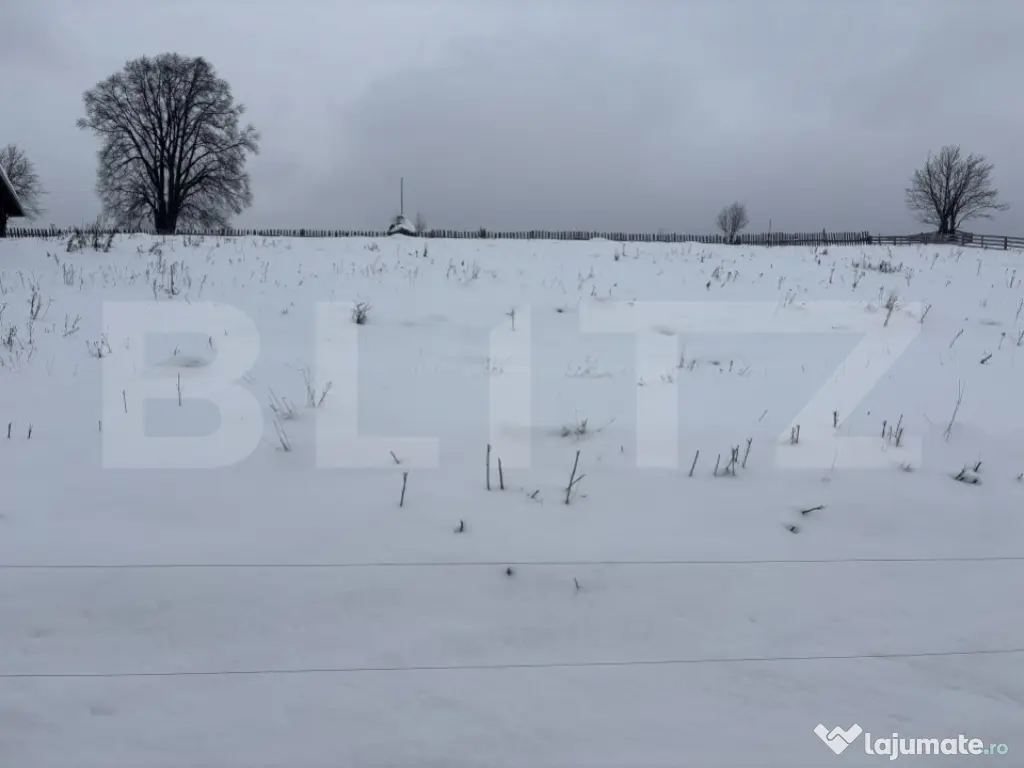 Teren intravilan de vanzare, 2000 mp, în Coșna, Podul Coș