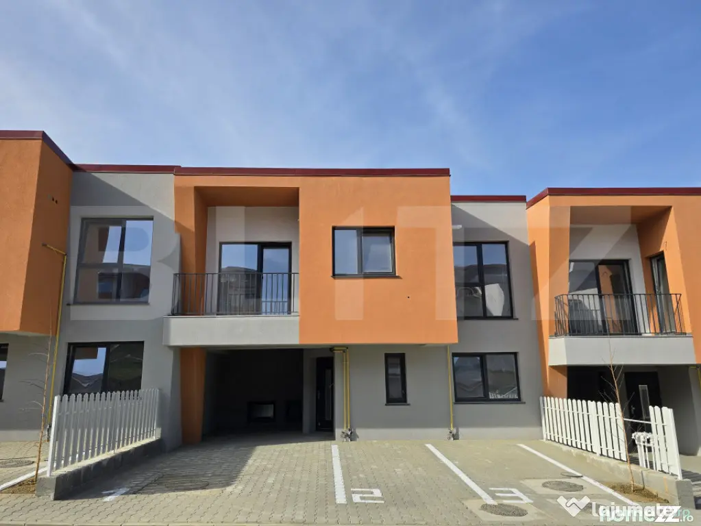 Apartament spatios 68mp, 3 camere, garaj si gradina mare 125 - Apahida (Cluj)