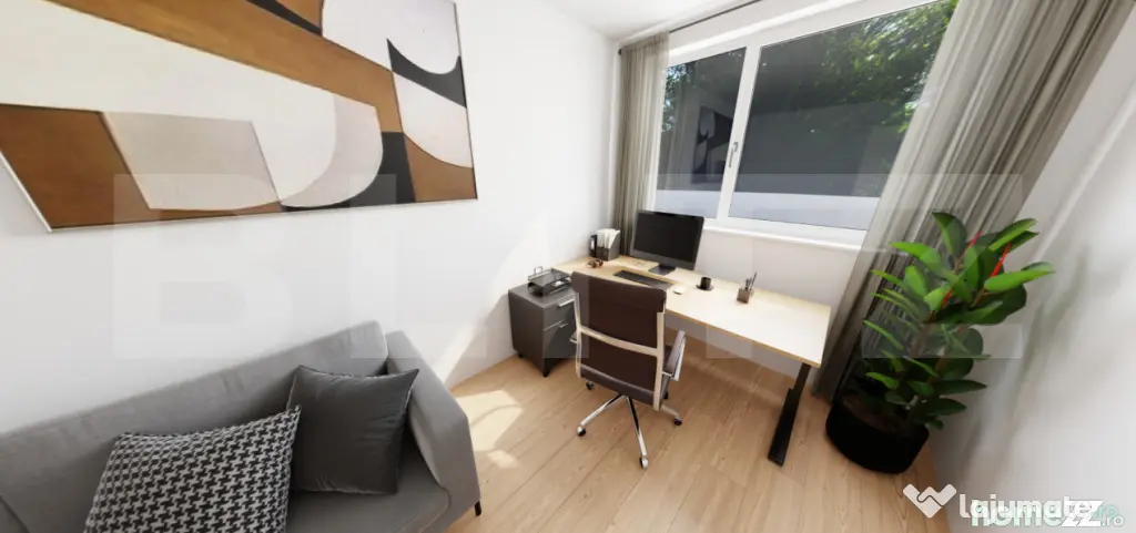 Apartament spatios 68mp, 3 camere, garaj si gradina mare 125 - Apahida (Cluj)