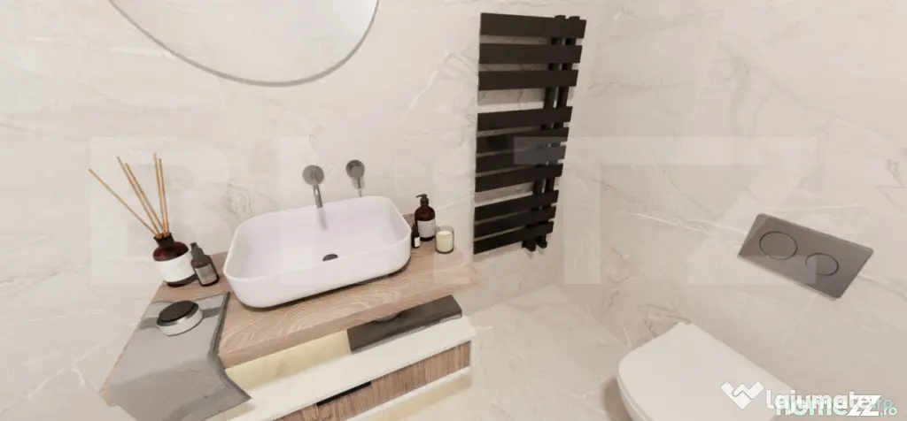 Apartament spatios 68mp, 3 camere, garaj si gradina mare 125 - Apahida (Cluj)