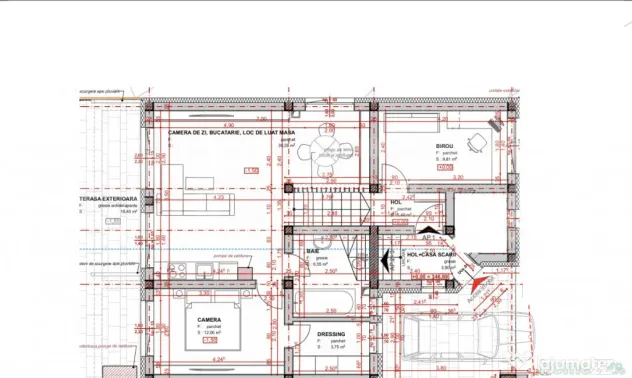 Apartament spatios 68mp, 3 camere, garaj si gradina mare 125 - Apahida (Cluj)