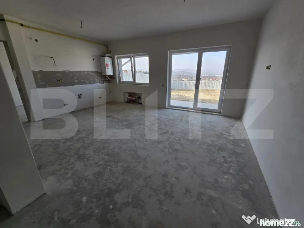 Apartament spatios 68mp, 3 camere, garaj si gradina mare 125 - Apahida (Cluj)