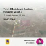 Teren 40ha Adunatii Copăceni | Industrial/ Logistic
