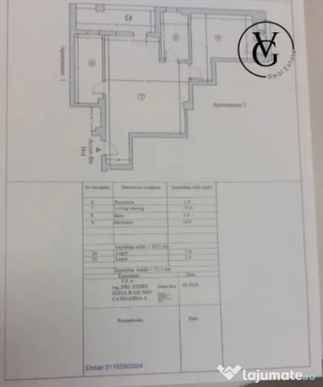 Apartament 2 camere | Spațios | Loc parcare propriu și box