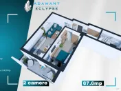 ADAMANT ECLYPSE | 2 camere | tip 2C decomandat | 67.6mp CUG-BRD – Iasi 